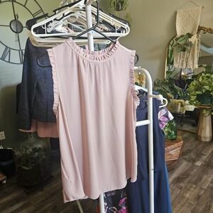 Loft pink blouse